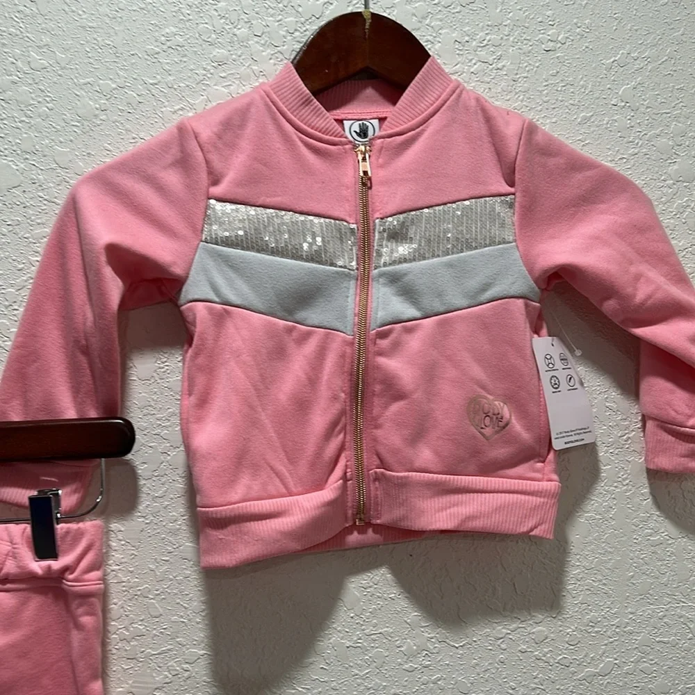 💐Body Glove pink  Active Jogger set size 3 NWT